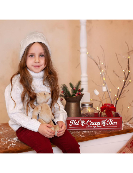 Caja de Almacenamiento de Madera TURSTIN para Chocolate Caliente