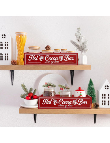 Caja de Almacenamiento de Madera TURSTIN para Chocolate Caliente