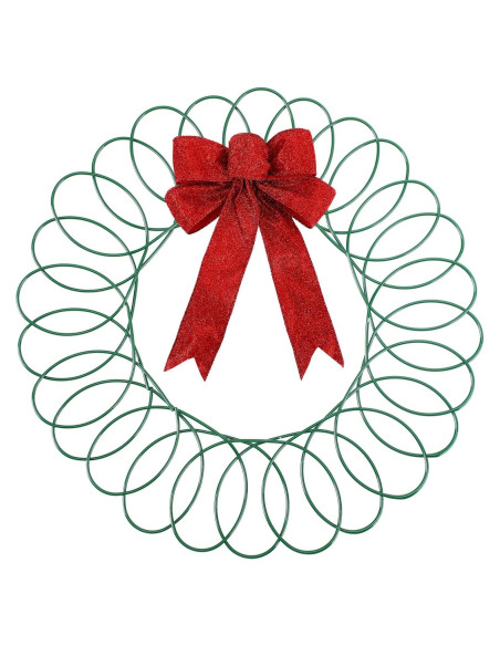 Soporte de Tarjetas de Navidad Fullhawl Corona Metal 30.48 cm