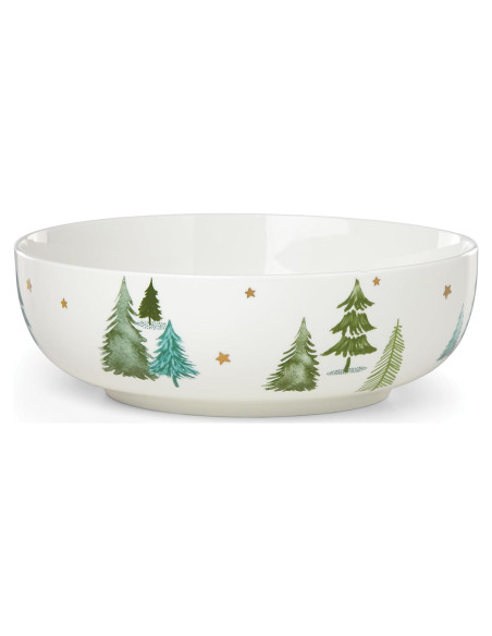 Tazón para Servir Lenox Balsam Lane 24.1 cm Porcelana Verde