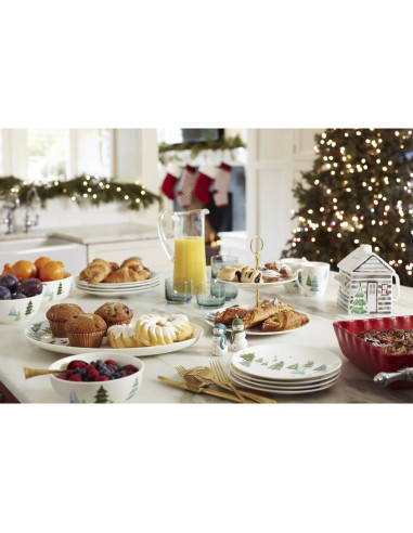 Tazón para Servir Lenox Balsam Lane 24.1 cm Porcelana Verde