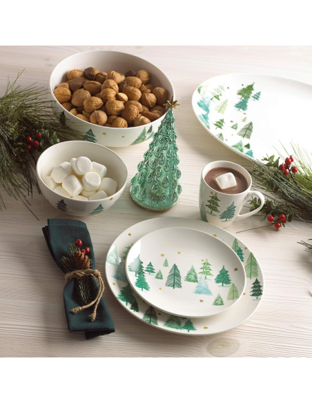 Tazón para Servir Lenox Balsam Lane 24.1 cm Porcelana Verde