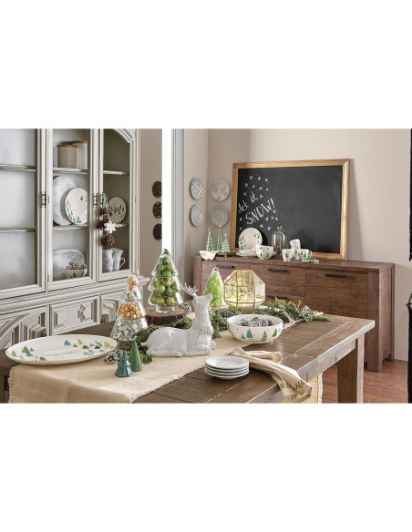 Tazón para Servir Lenox Balsam Lane 24.1 cm Porcelana Verde