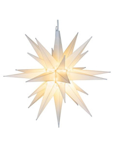 Estrella Moraviana LED Blanca Cálida 53 cm - Decoración Navideña