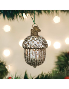 Adorno de Vidrio Soplado Bellota Vintage Old World Christmas 2