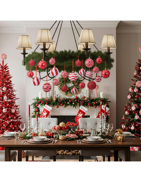 Juego de Decoración Navideña Suncalla 47 Piezas Guirnalda 2.7m