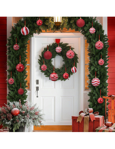 Juego de Decoración Navideña Suncalla 47 Piezas Guirnalda 2.7m