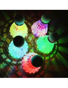 Volantes de Bádminton LED Leadge - 6 Piezas Multicolor 2