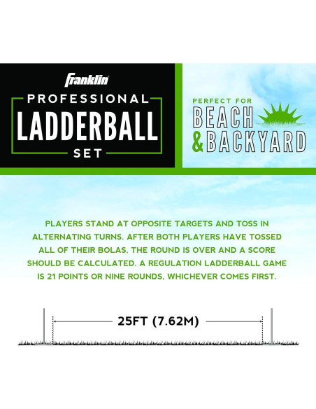 Juego de Bolas de Escalera Franklin Sports - 2 Objetivos y 6 Bolas