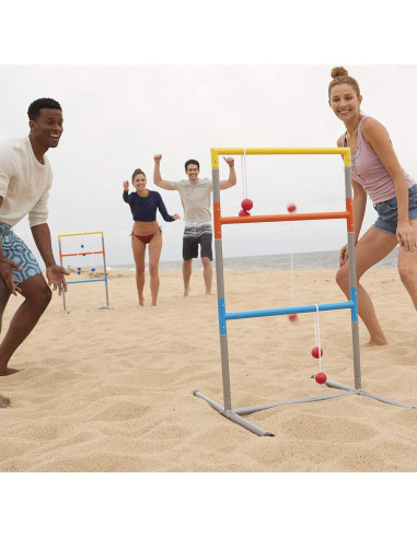 Juego de Bolas de Escalera Franklin Sports - 2 Objetivos y 6 Bolas