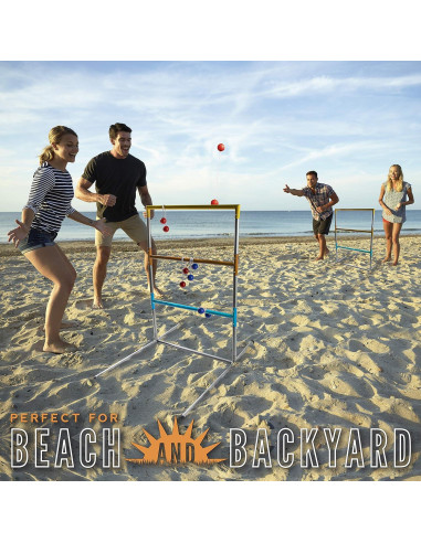 Juego de Bolas de Escalera Franklin Sports - 2 Objetivos y 6 Bolas