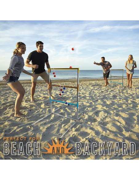 Juego de Bolas de Escalera Franklin Sports - 2 Objetivos y 6 Bolas