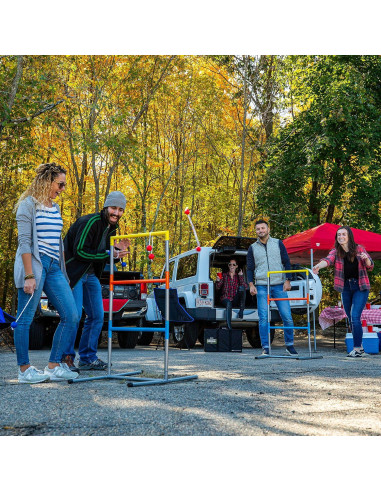Juego de Bolas de Escalera Franklin Sports - 2 Objetivos y 6 Bolas