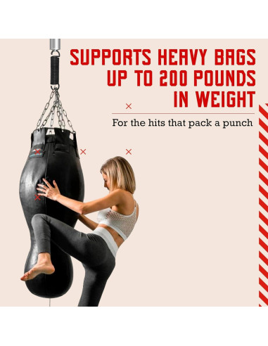 Resorte para bolsa de boxeo Ringside hasta 68 kg acero