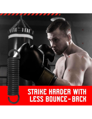 Resorte para bolsa de boxeo Ringside hasta 68 kg acero