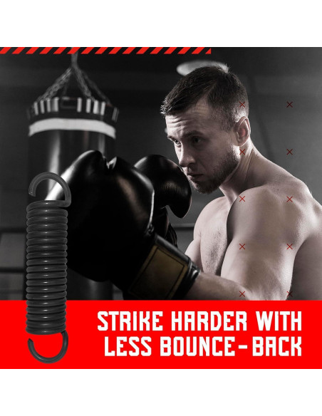 Resorte para bolsa de boxeo Ringside hasta 68 kg acero