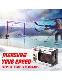 Radar de Velocidad Hockey NetPlayz NIS022132044 Manos Libres 2