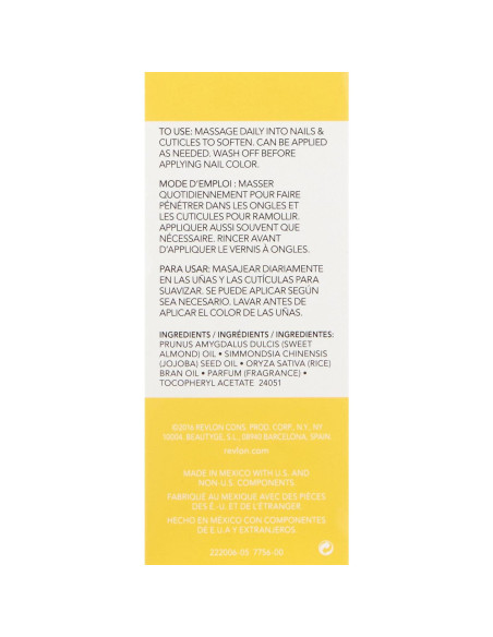 Aceite Esencial para Cutículas Revlon 14.79 ml Cuidado Nutritivo