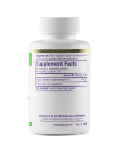 Extracto de Hierba de San Juan Paradise Herbs 90 Cápsulas Veganas 2