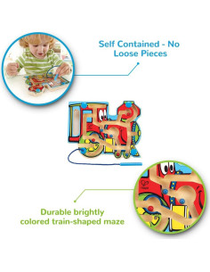 Rompecabezas Magnético de Madera Hape Choo Choo Tracks 15.5x19.6cm 2