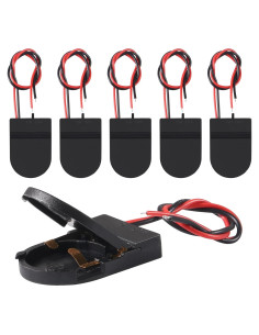 6 Soportes de Batería CR2032 con Interruptor ON/OFF - Coliao