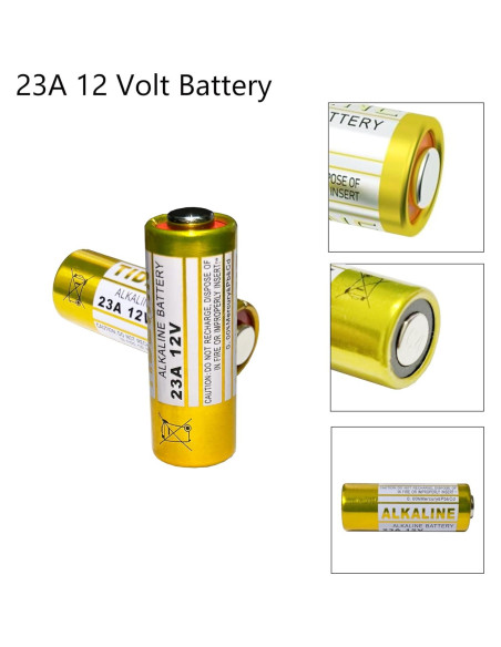 Batería Alcalina 23A 12V Kunying - Paquete de 5 Unidades