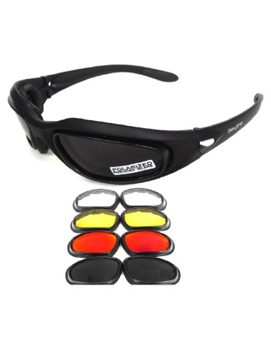 Gafas Tácticas GalaxyLense - 3 Lentes Policarbonato UV