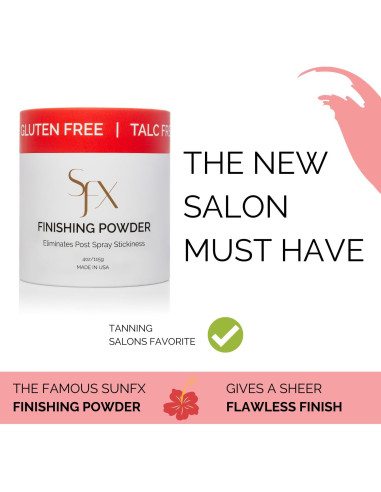 Polvo Acabado Translucido SunFX para Bronceado en Spray 100g
