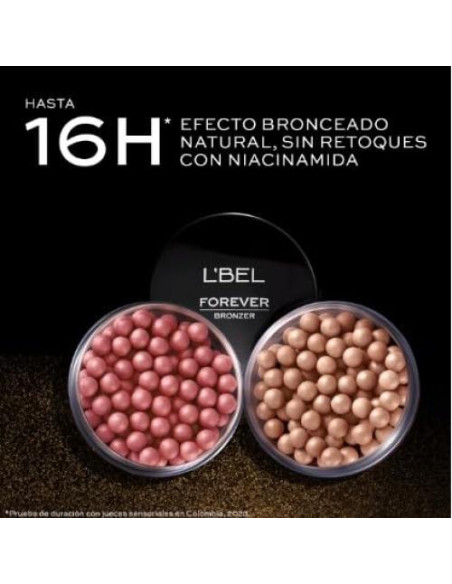Polvo Bronceador Facial en Perlas L'Bel Forever Bronzer 21 g