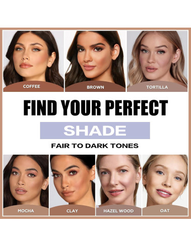 Barra de Contorno FOCALLURE 5.95g Mate Tortilla - Maquillaje Profesional