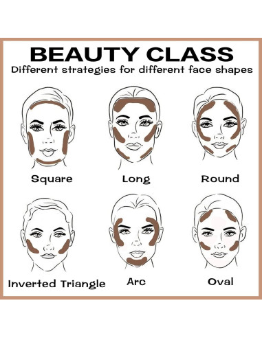 Barra de Contorno FOCALLURE 5.95g Mate Tortilla - Maquillaje Profesional