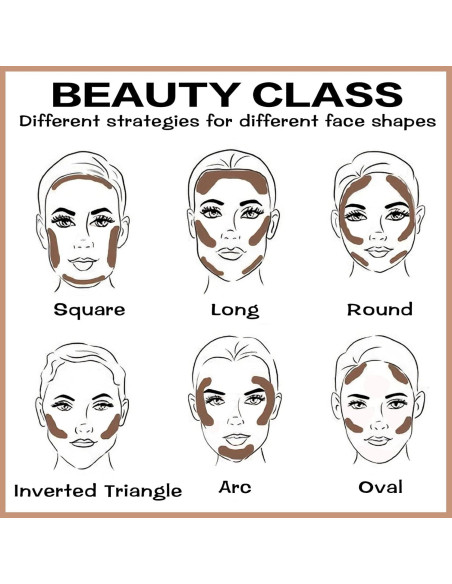 Barra de Contorno FOCALLURE 5.95g Mate Tortilla - Maquillaje Profesional