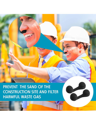 30 Filtros Nasales Desechables Nuanchu para Spray Bronceado