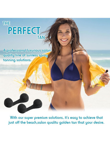 30 Filtros Nasales Desechables Nuanchu para Spray Bronceado