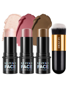 Kit de Maquillaje Contour Stick Lezero 3 Piezas Medio Claro