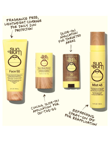 Barra Solar Facial Sun Bum SPF 30 - 12.7 g - Resistente al Agua