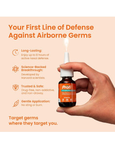Spray Nasal Profi - Defensa contra Gérmenes y Alergias 90 Pulverizaciones 2