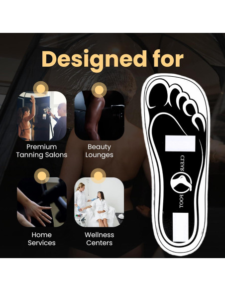 60 Pares Almohadillas Desechables Bronceado Spray HeeStar