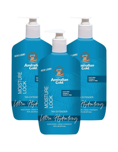 Australian Gold Moist Lock Tan Extender 3 Piezas 473ml