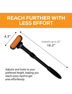 Aplicador de Loción EZPIK Curvado 58 cm para Espalda y Pies 2