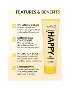 Bronceador Blanco Hempz Elige Feliz 266ml - Hidratante 2
