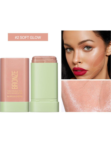 Barra Bronceadora Mysense 19g - Iluminador Facial Brillo Suave