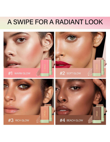 Barra Bronceadora Mysense 19g - Iluminador Facial Brillo Suave