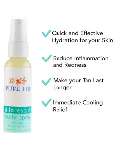Spray Hidratante Después del Sol Pure Fiji 59 ml Aloe Vera Dilo 2