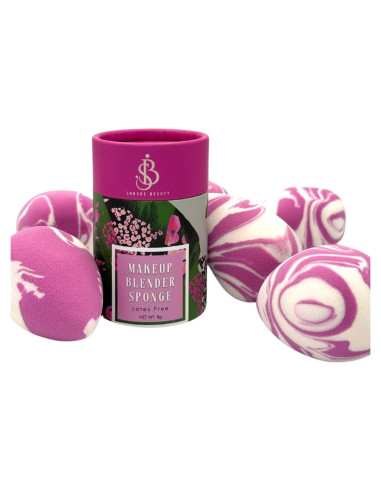 Esponja de Maquillaje SoBabe Mármol Púrpura - Sin Látex