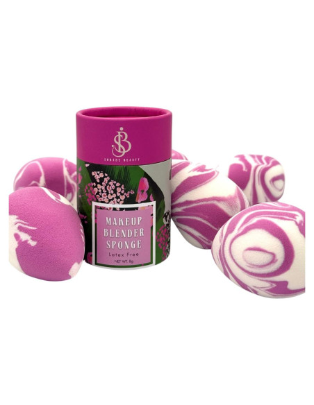 Esponja de Maquillaje SoBabe Mármol Púrpura - Sin Látex