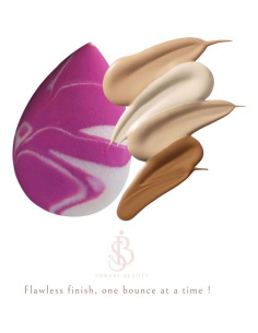 Esponja de Maquillaje SoBabe Mármol Púrpura - Sin Látex 2