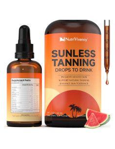 Gotas de bronceado sin sol NutriVivency 59 ml sabor sandía