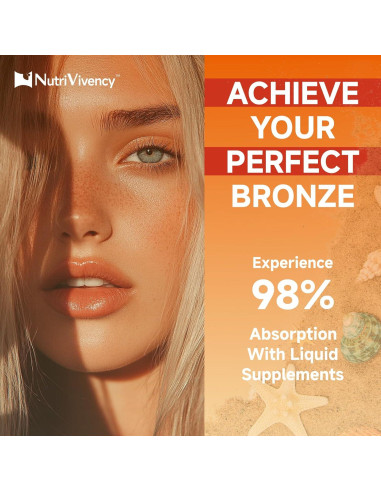 Gotas de bronceado sin sol NutriVivency 59 ml sabor sandía