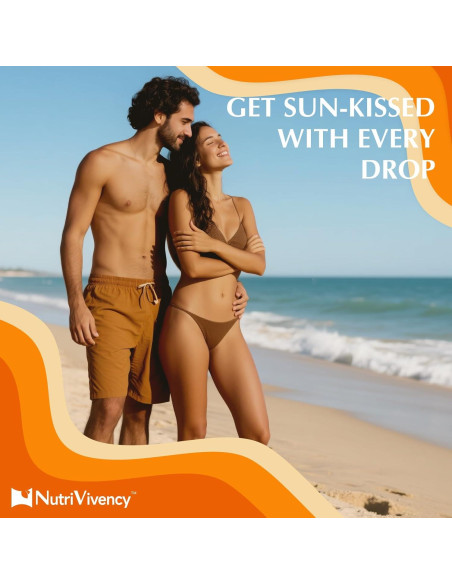 Gotas de bronceado sin sol NutriVivency 59 ml sabor sandía